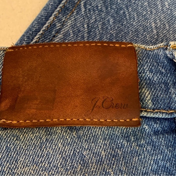 J. Crew Billie Demi Boot Crop Jeans Womens 30 Distressed Medium Blue Denim - Picture 9 of 13